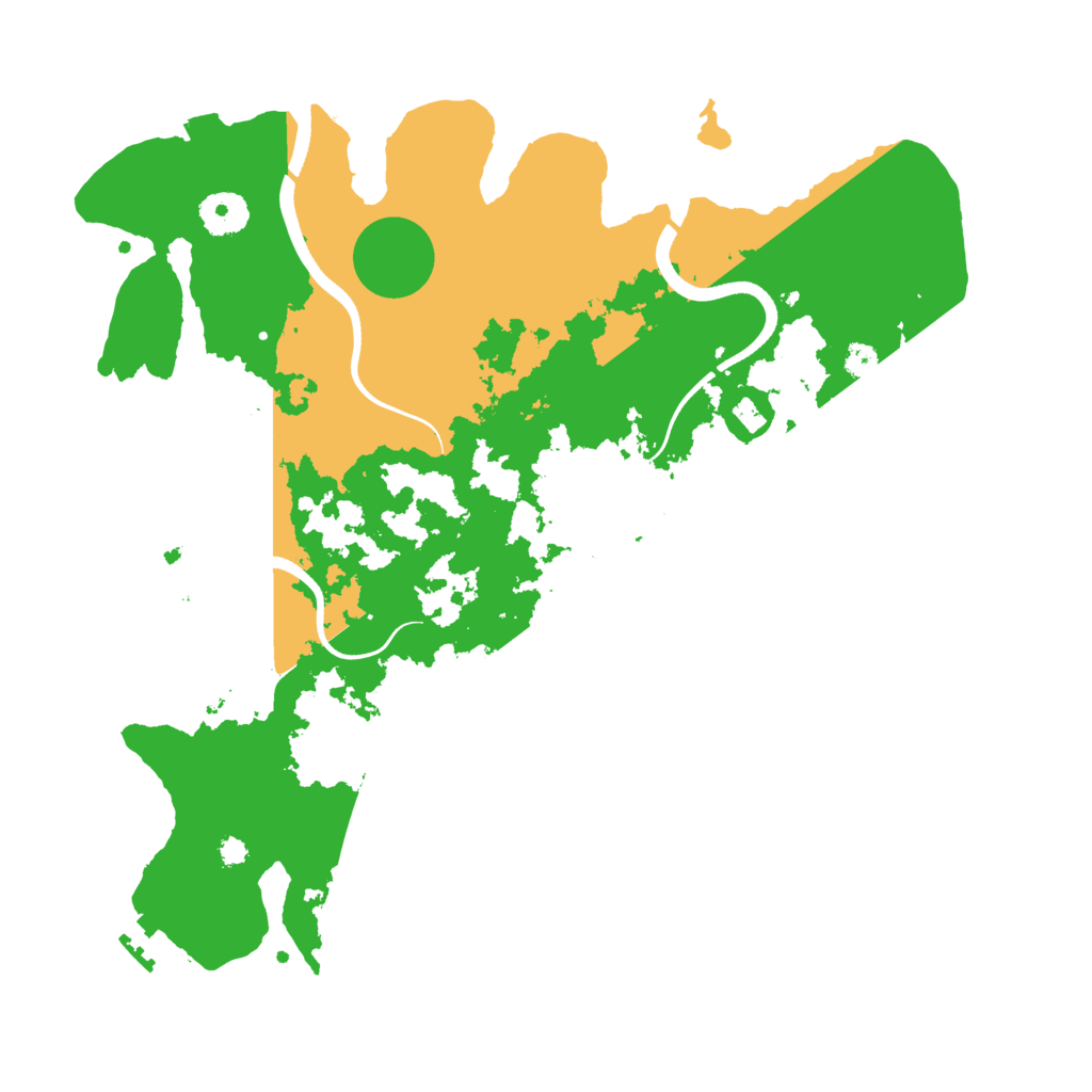 Biome Rust Map: Procedural Map, Size: 3550, Seed: 932136