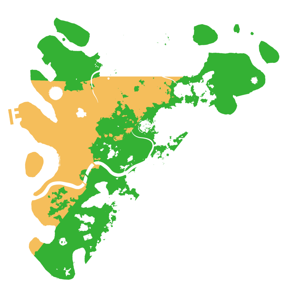 Biome Rust Map: Procedural Map, Size: 4000, Seed: 330197