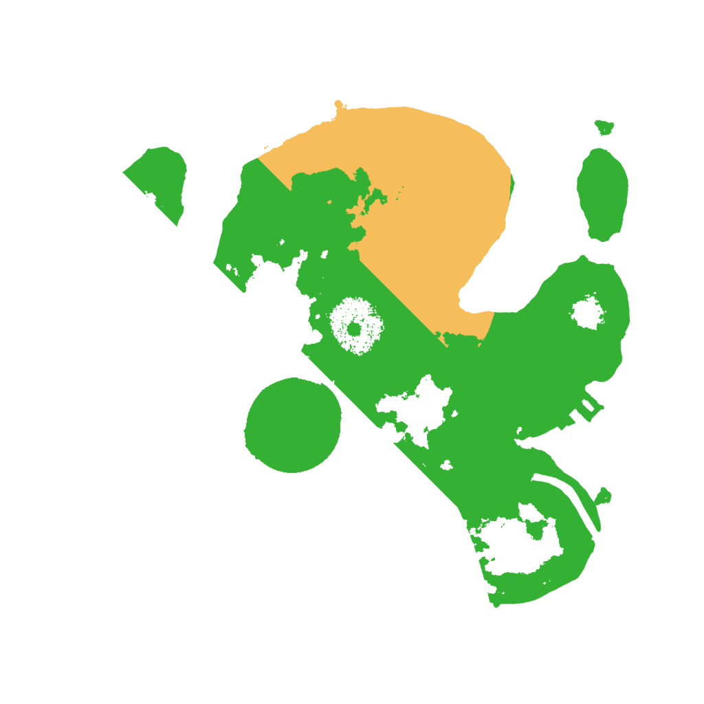 Biome Rust Map: Procedural Map, Size: 2000, Seed: 12314