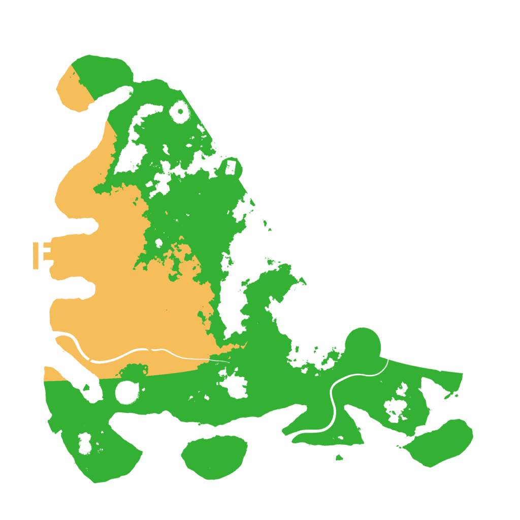 Biome Rust Map: Procedural Map, Size: 3900, Seed: 85883