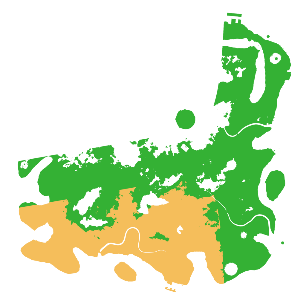 Biome Rust Map: Procedural Map, Size: 4250, Seed: 499139651