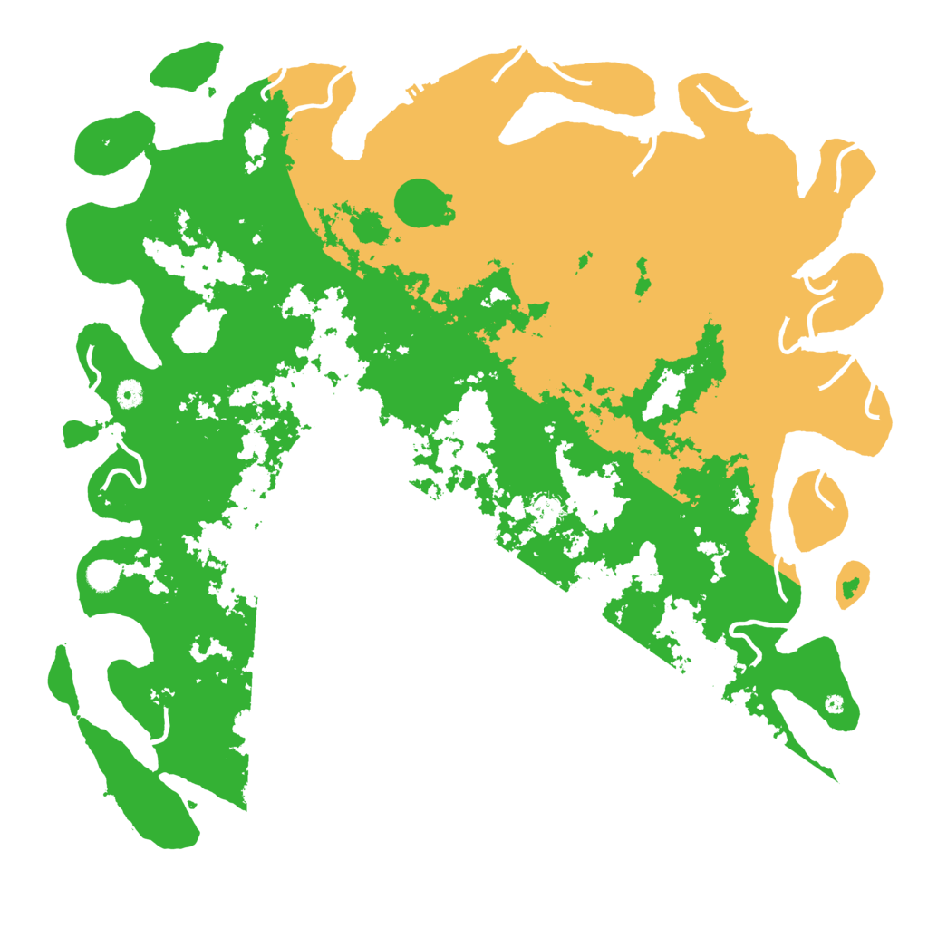 Biome Rust Map: Procedural Map, Size: 5000, Seed: 74991