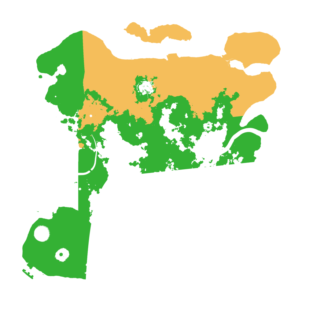 Biome Rust Map: Procedural Map, Size: 3550, Seed: 144861