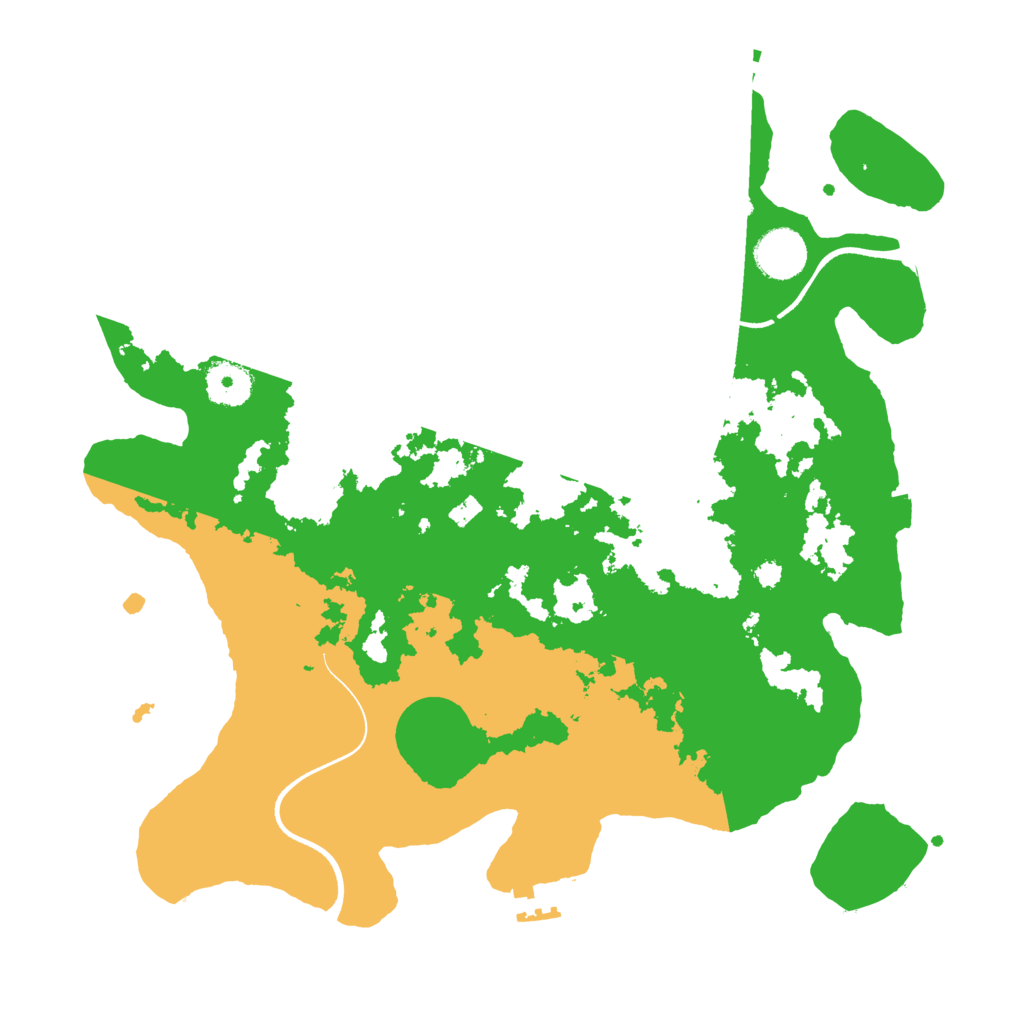Biome Rust Map: Procedural Map, Size: 3540, Seed: 113257