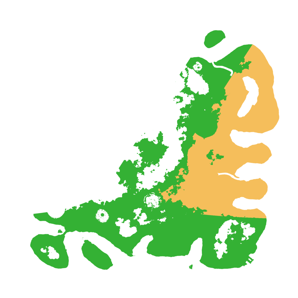 Biome Rust Map: Procedural Map, Size: 3500, Seed: 1713774554