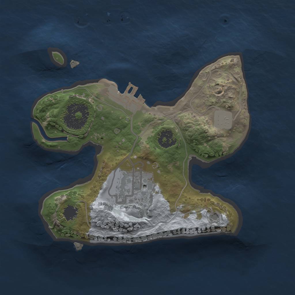 Rust Map: Procedural Map, Size: 1700, Seed: 126159845, 7 Monuments