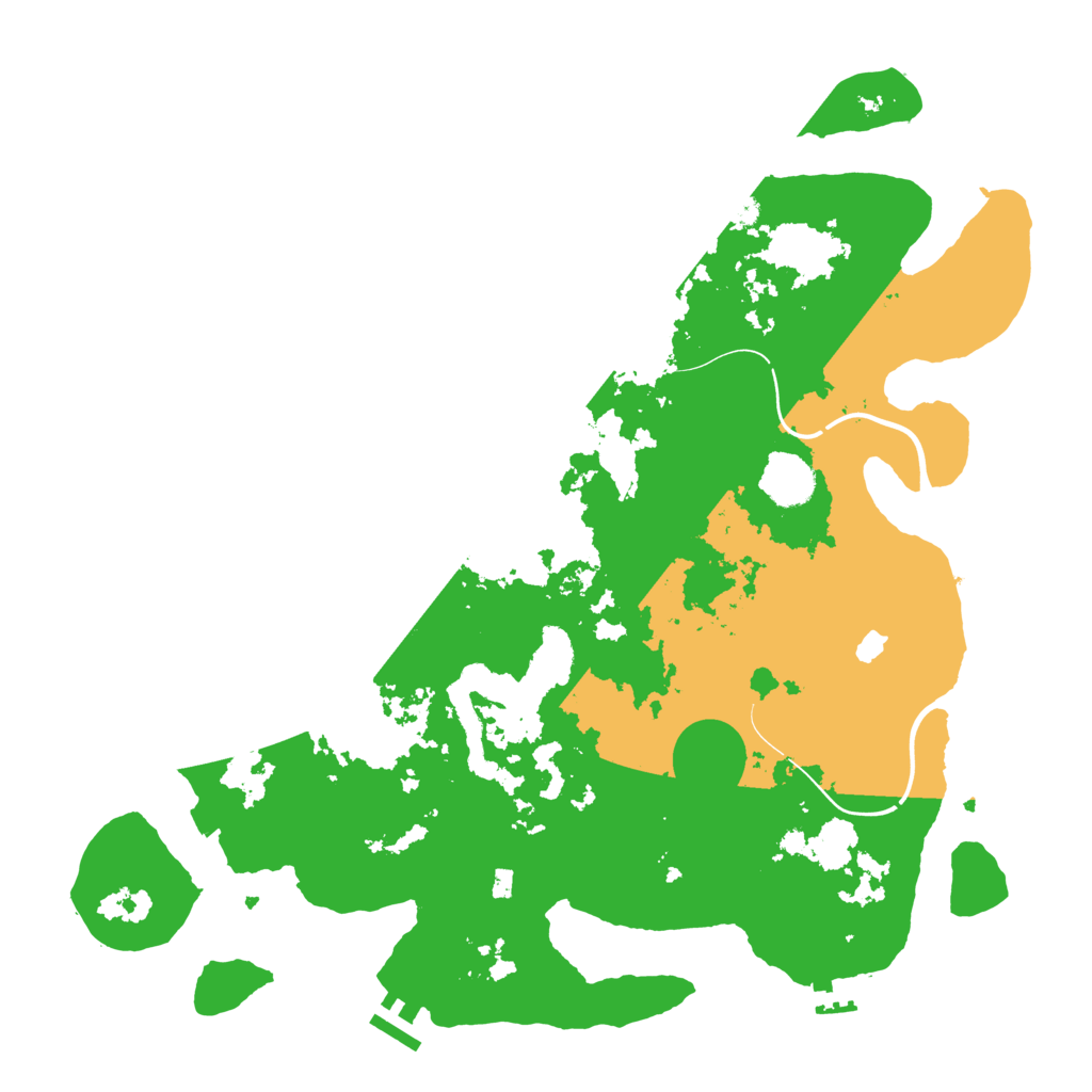 Biome Rust Map: Procedural Map, Size: 4000, Seed: 480335