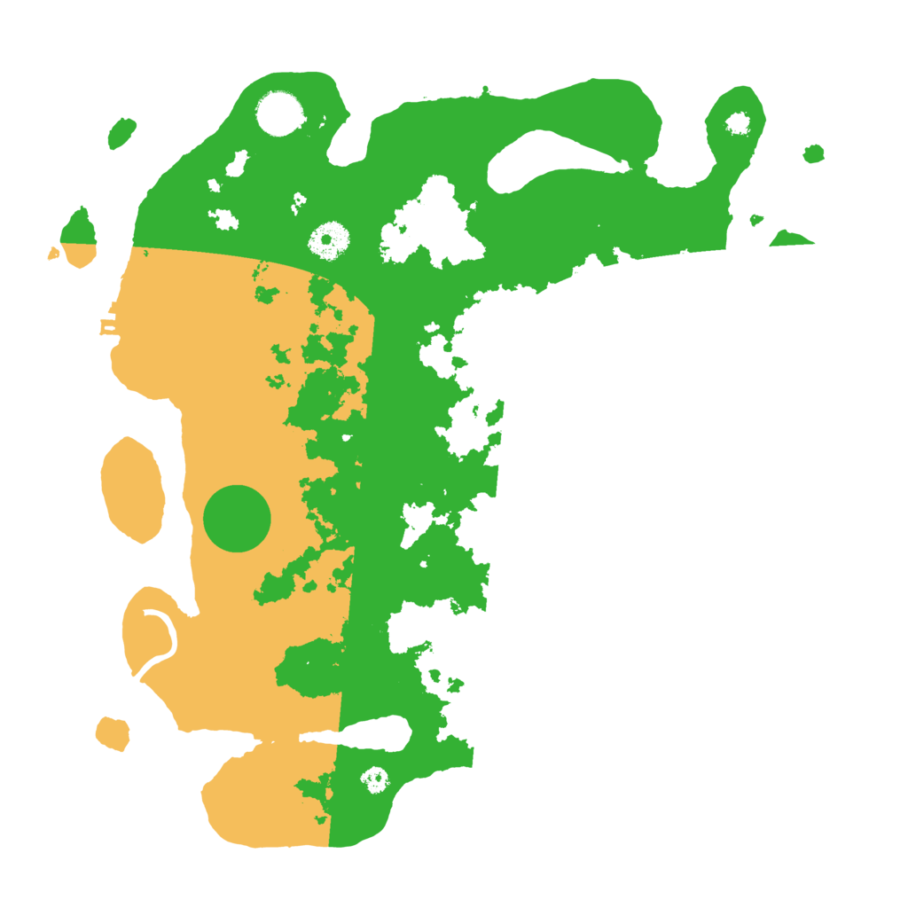 Biome Rust Map: Procedural Map, Size: 3550, Seed: 733812