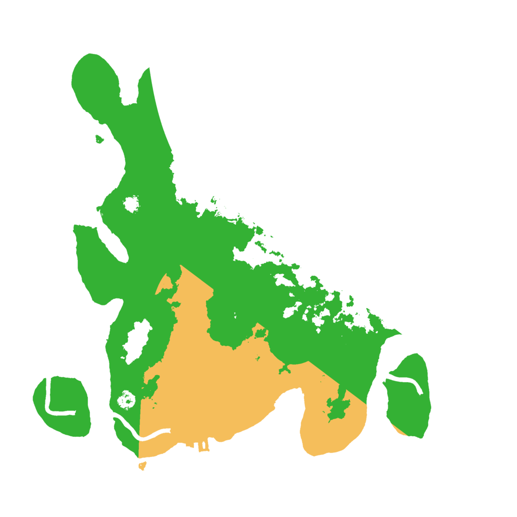 Biome Rust Map: Procedural Map, Size: 3000, Seed: 77189