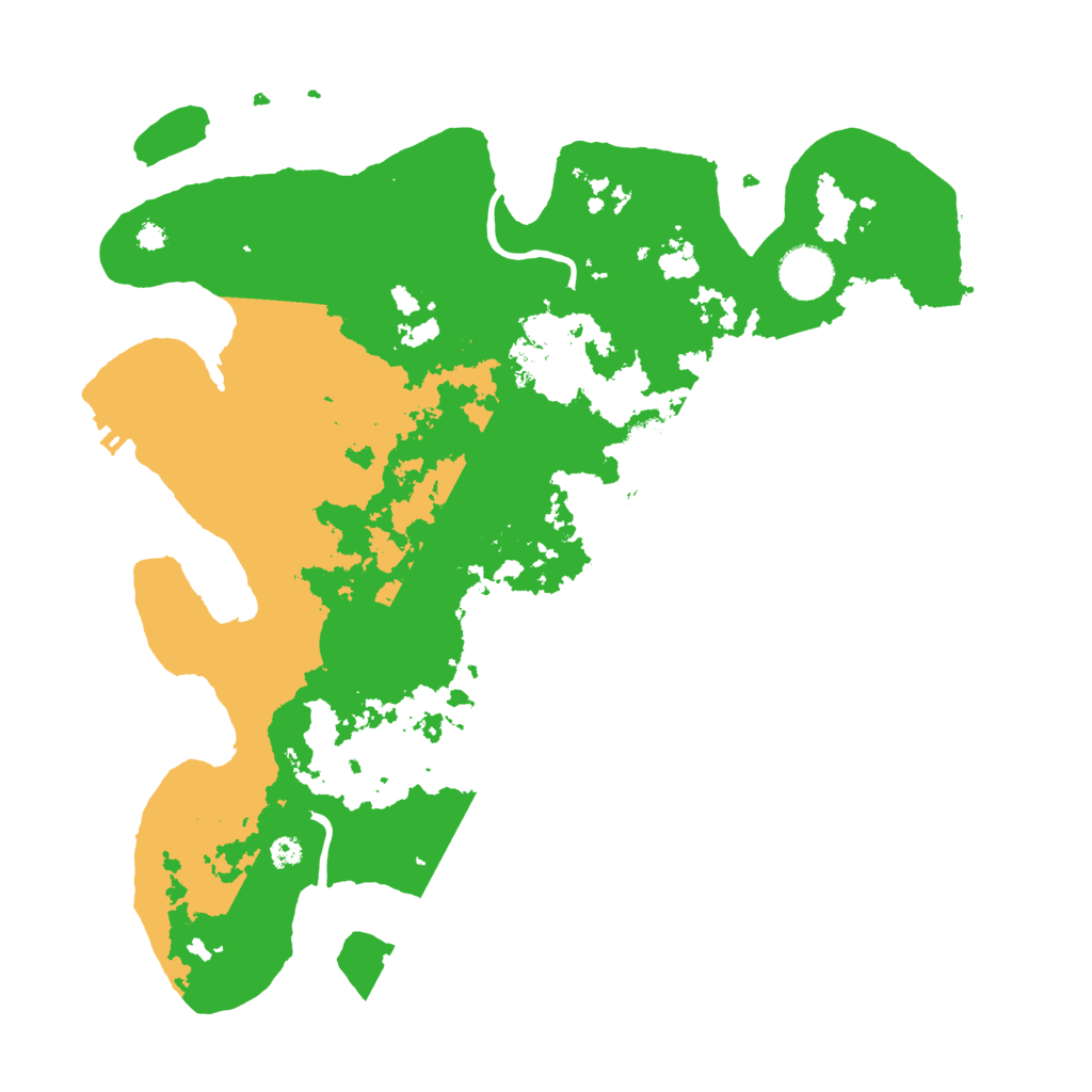 Biome Rust Map: Procedural Map, Size: 3550, Seed: 480427