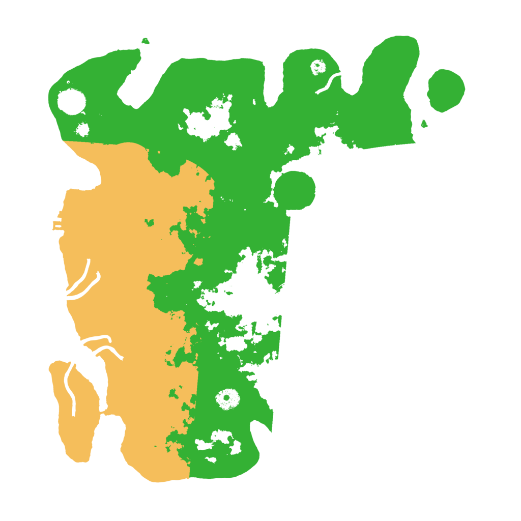 Biome Rust Map: Procedural Map, Size: 3550, Seed: 581062