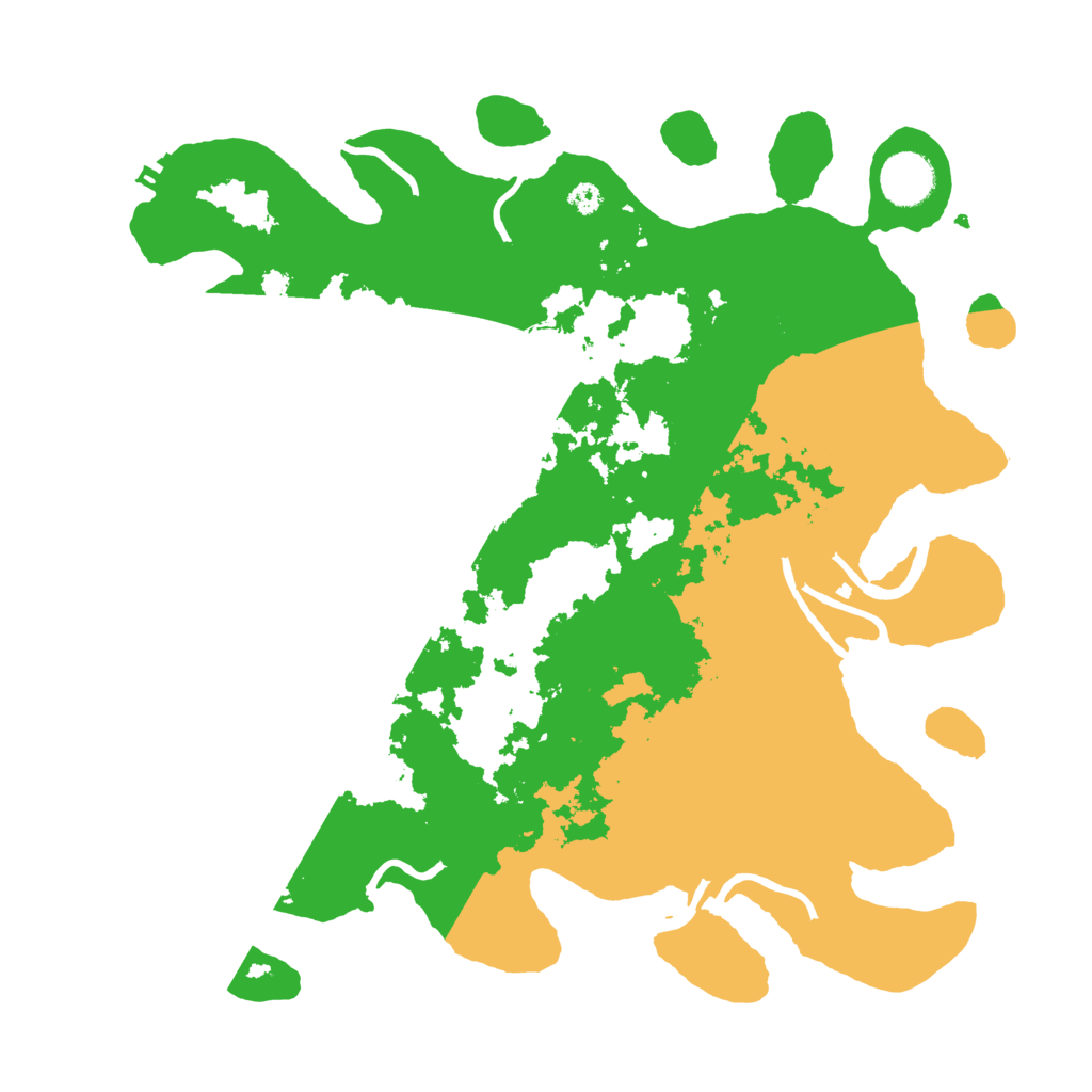 Biome Rust Map: Procedural Map, Size: 3550, Seed: 792226