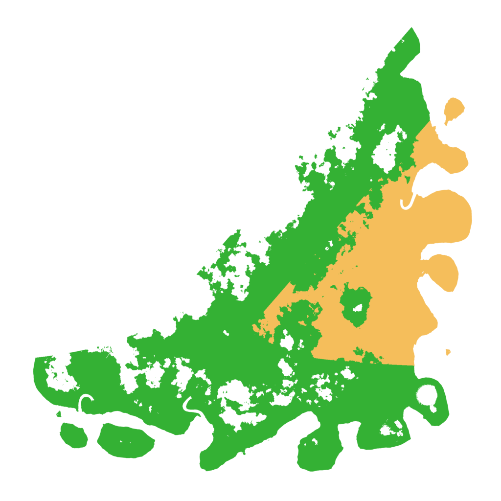 Biome Rust Map: Procedural Map, Size: 4300, Seed: 27869