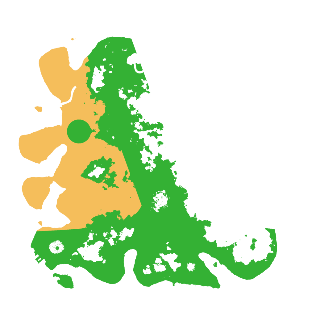 Biome Rust Map: Procedural Map, Size: 3500, Seed: 901791334