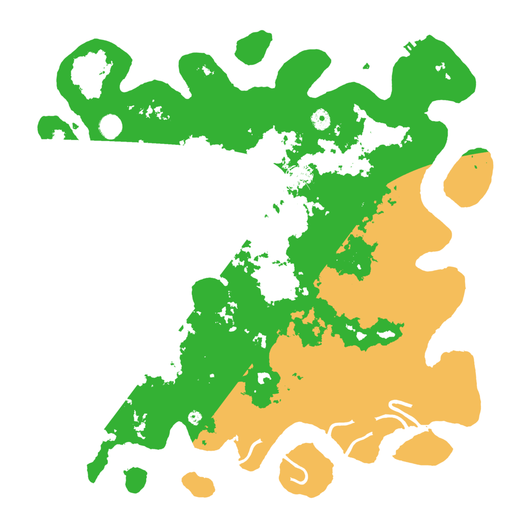 Biome Rust Map: Procedural Map, Size: 4000, Seed: 111460