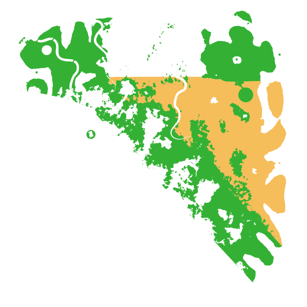 Biome Rust Map: Procedural Map, Size: 5500, Seed: 33030