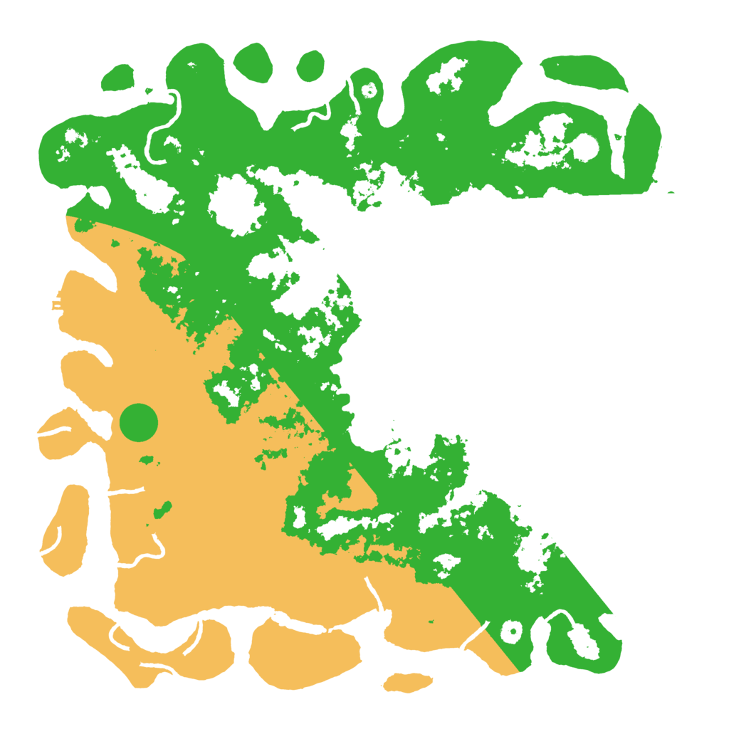 Biome Rust Map: Procedural Map, Size: 5000, Seed: 1762374181