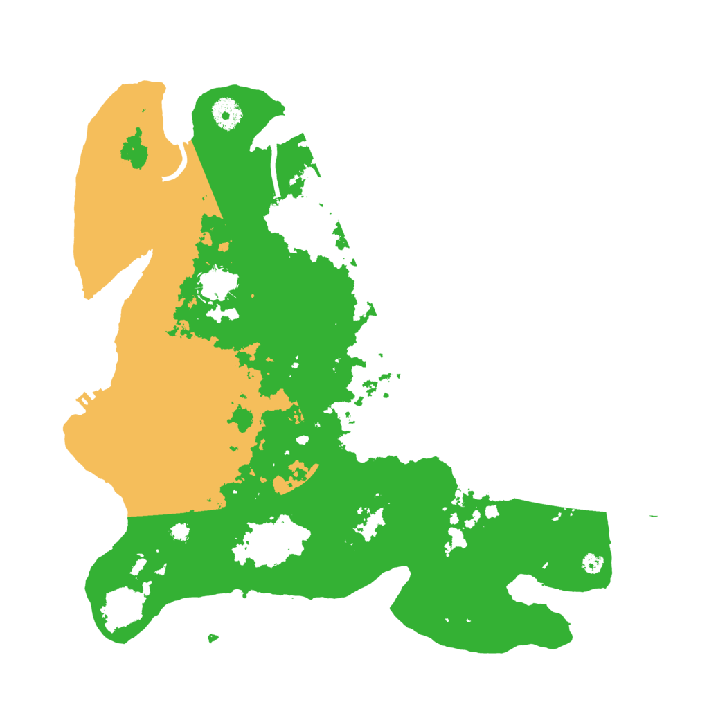Biome Rust Map: Procedural Map, Size: 3550, Seed: 741012