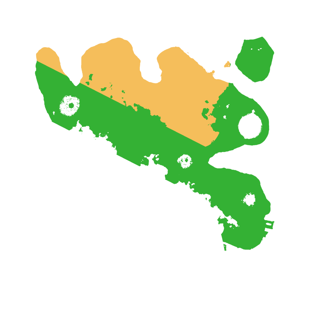 Biome Rust Map: Procedural Map, Size: 2400, Seed: 426880