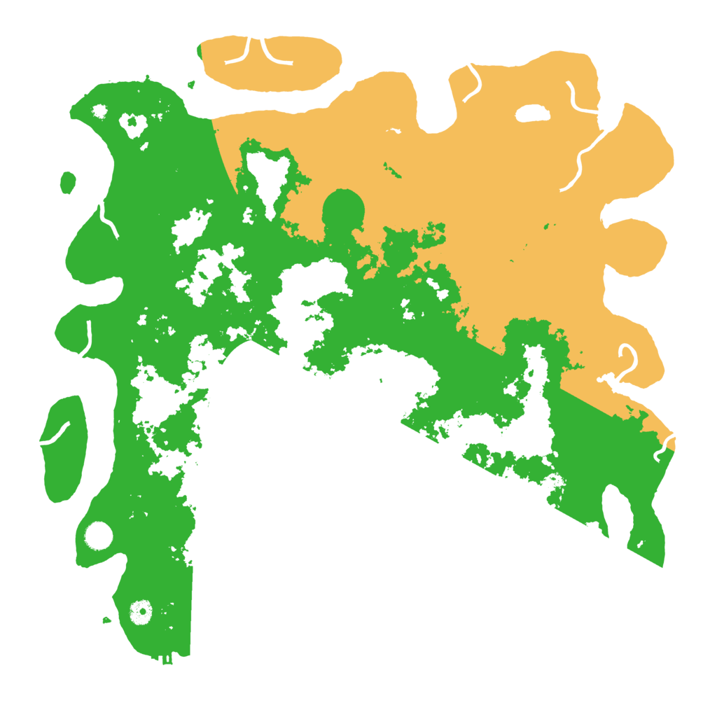 Biome Rust Map: Procedural Map, Size: 4500, Seed: 1335079927