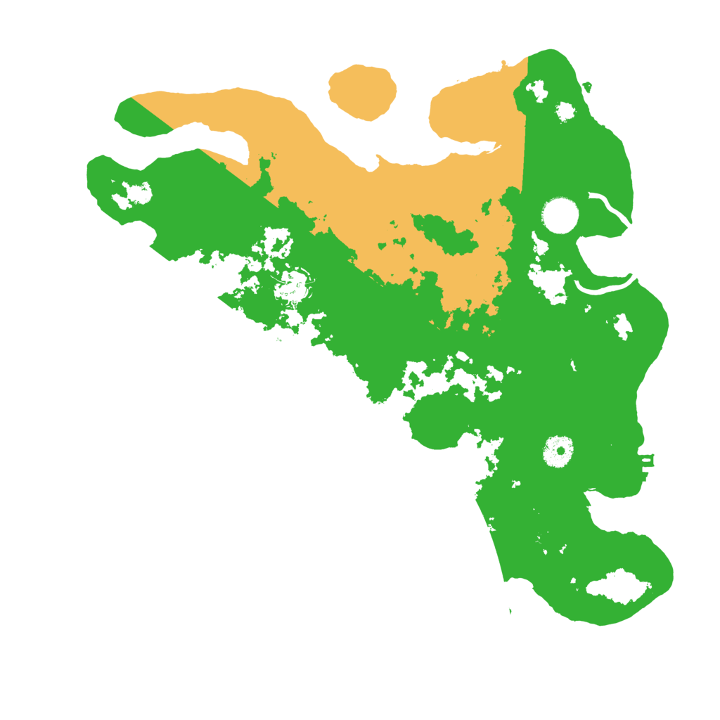 Biome Rust Map: Procedural Map, Size: 3500, Seed: 1765342829
