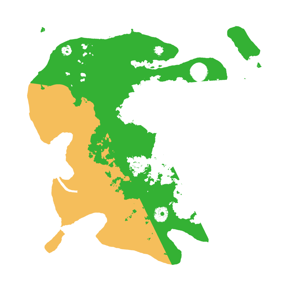 Biome Rust Map: Procedural Map, Size: 3000, Seed: 9781