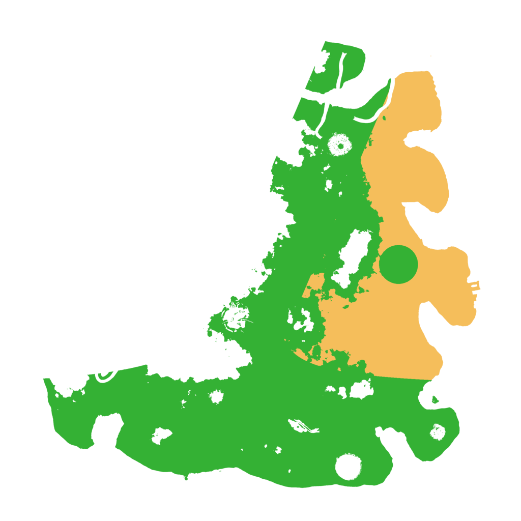 Biome Rust Map: Procedural Map, Size: 3550, Seed: 621794