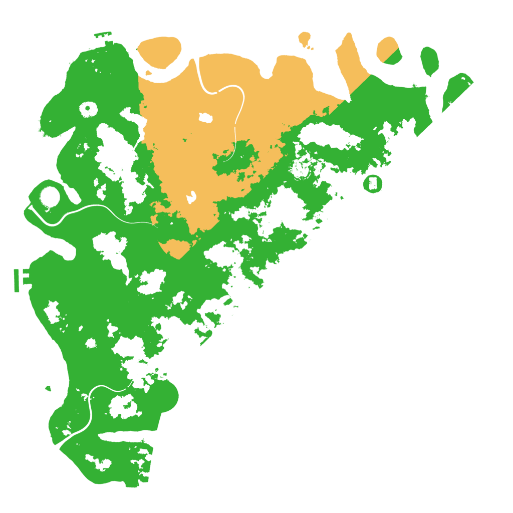 Biome Rust Map: Procedural Map, Size: 4500, Seed: 1429647767