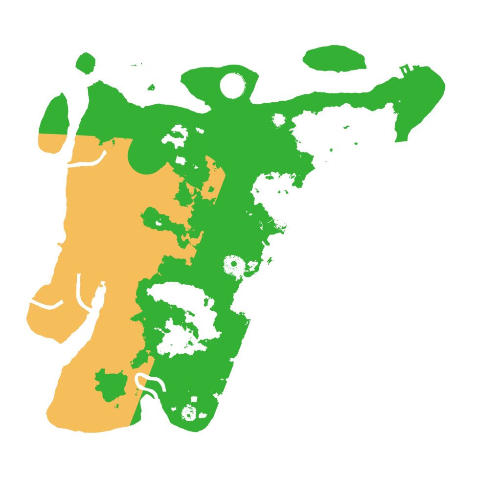 Biome Rust Map: Procedural Map, Size: 3500, Seed: 1288527005