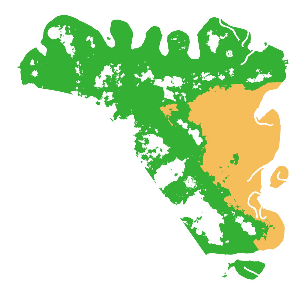 Biome Rust Map: Procedural Map, Size: 4500, Seed: 1017424857