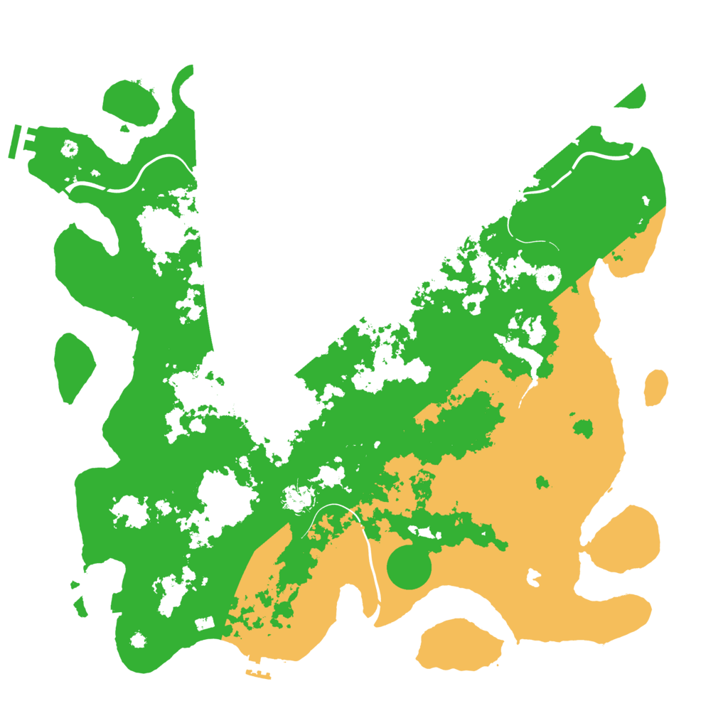 Biome Rust Map: Procedural Map, Size: 4300, Seed: 803831787