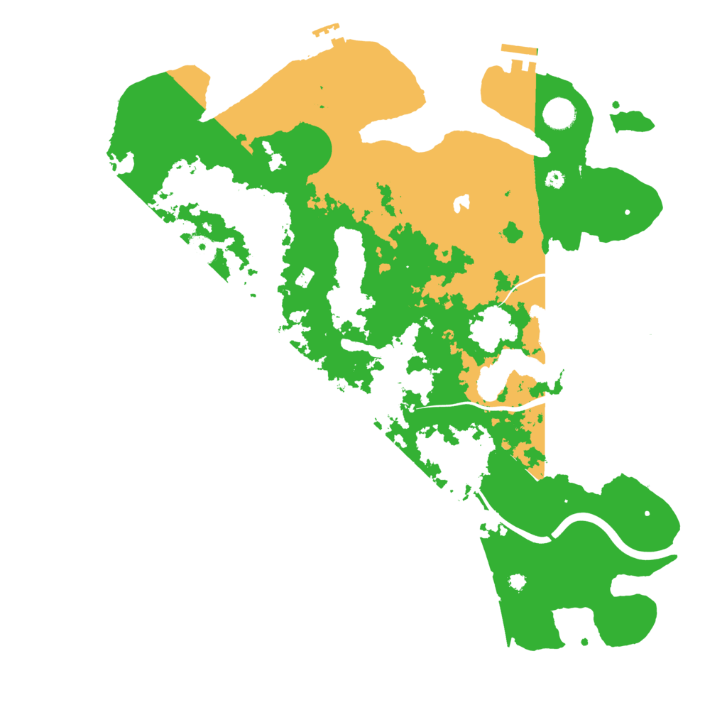 Biome Rust Map: Procedural Map, Size: 4000, Seed: 1114182196