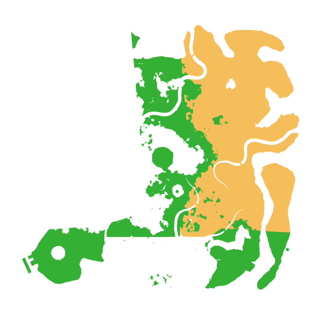 Biome Rust Map: Procedural Map, Size: 4000, Seed: 1100043093