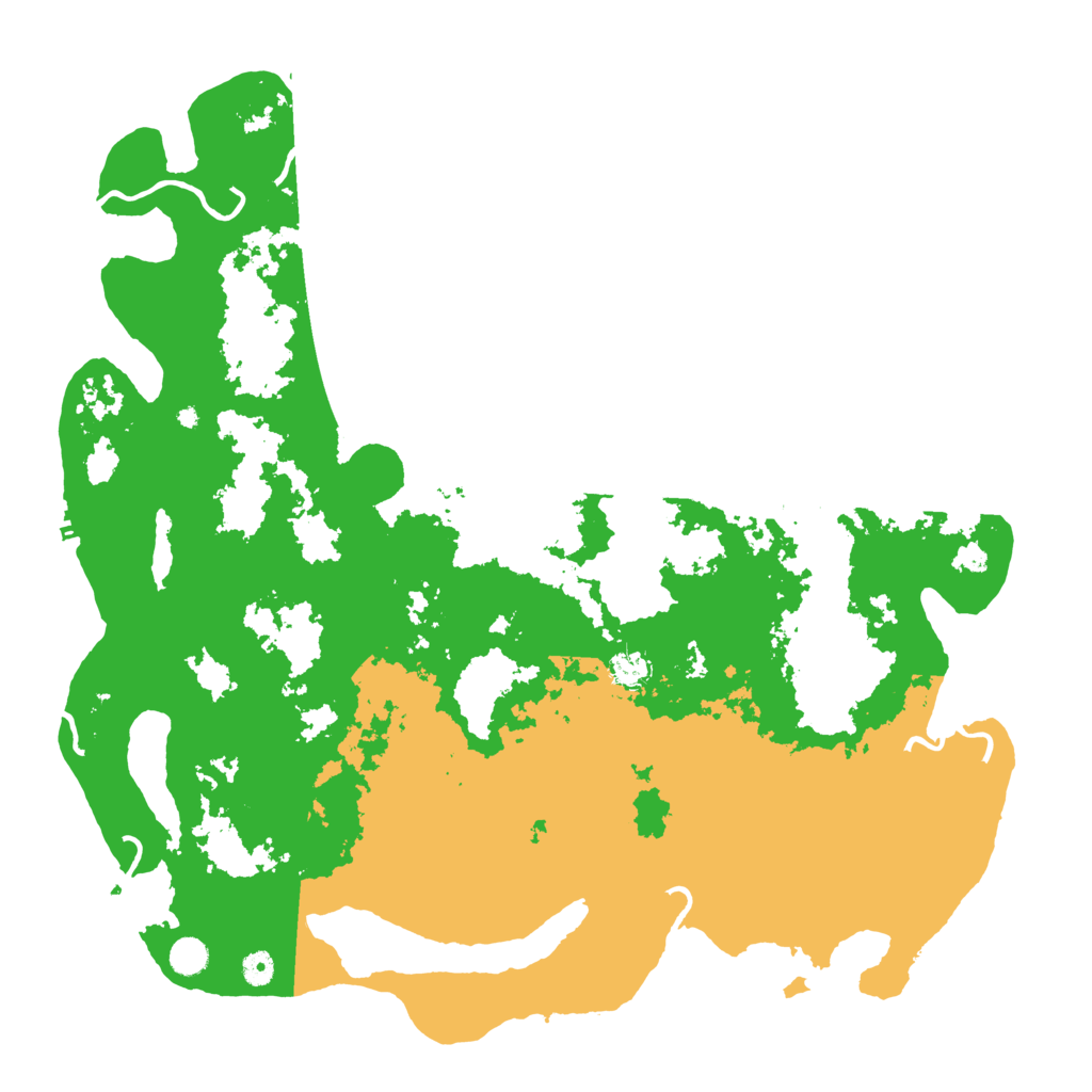 Biome Rust Map: Procedural Map, Size: 5000, Seed: 432288229