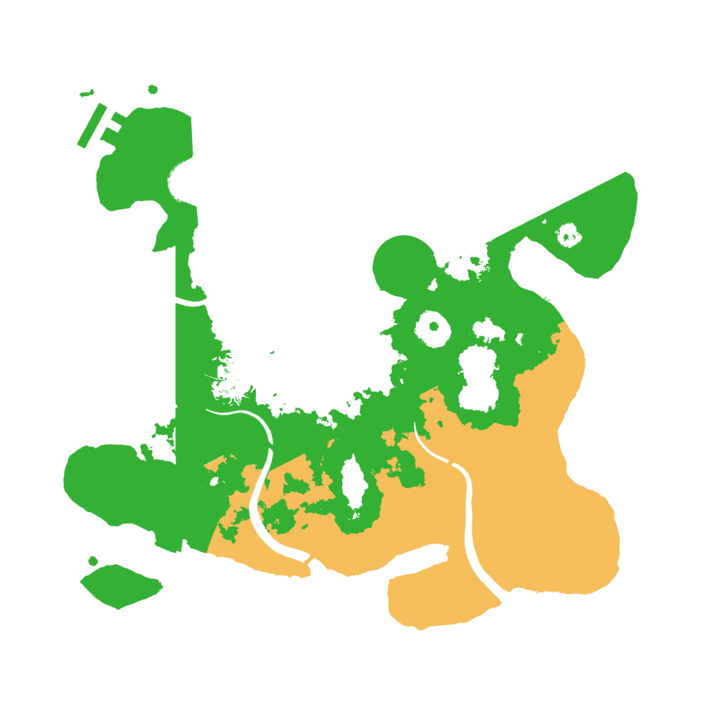 Biome Rust Map: Procedural Map, Size: 3000, Seed: 718723411