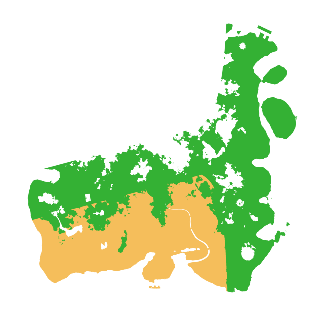Biome Rust Map: Procedural Map, Size: 4250, Seed: 1245344360
