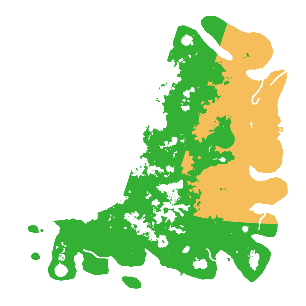 Biome Rust Map: Procedural Map, Size: 4250, Seed: 73437764