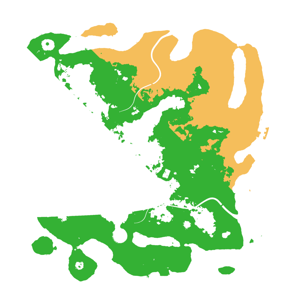 Biome Rust Map: Procedural Map, Size: 3570, Seed: 916618