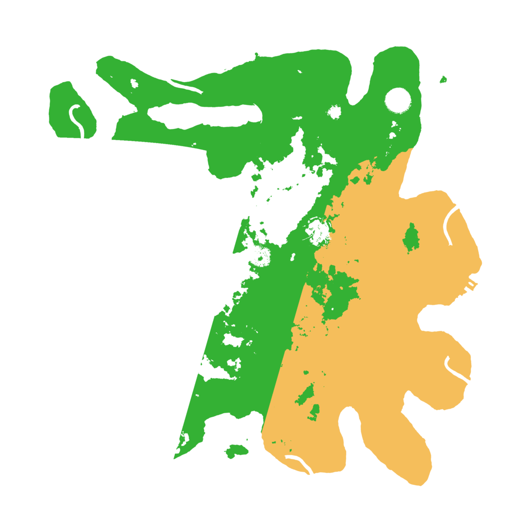 Biome Rust Map: Procedural Map, Size: 3550, Seed: 16441