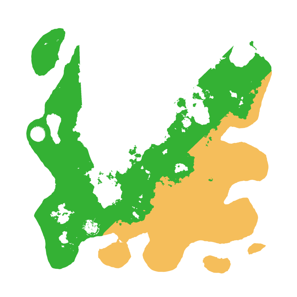 Biome Rust Map: Barren, Size: 3500, Seed: 40213473