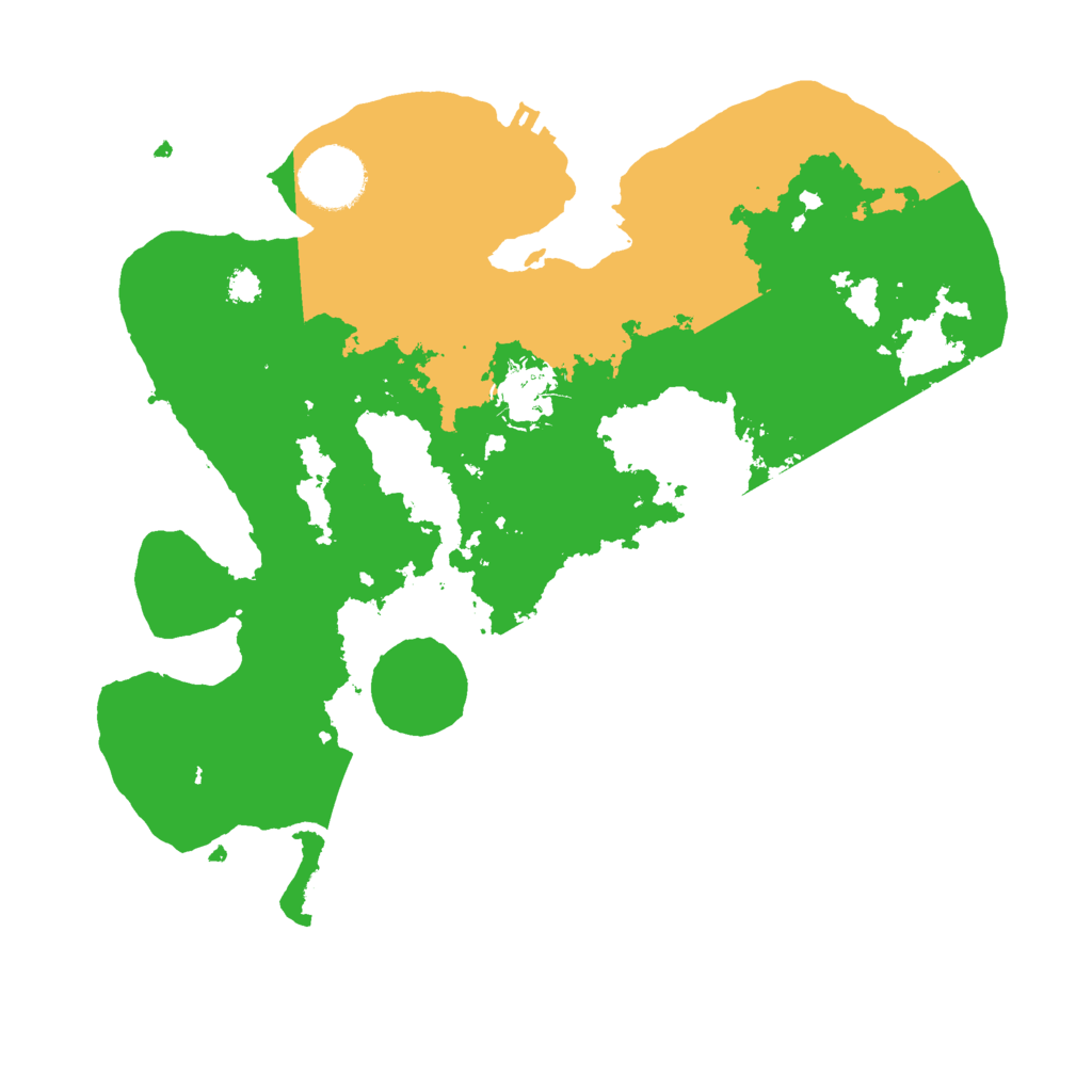 Biome Rust Map: Procedural Map, Size: 3000, Seed: 28911