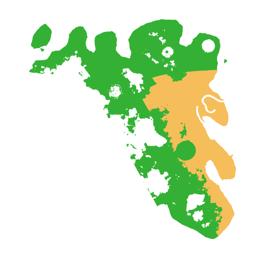 Biome Rust Map: Procedural Map, Size: 3540, Seed: 630163
