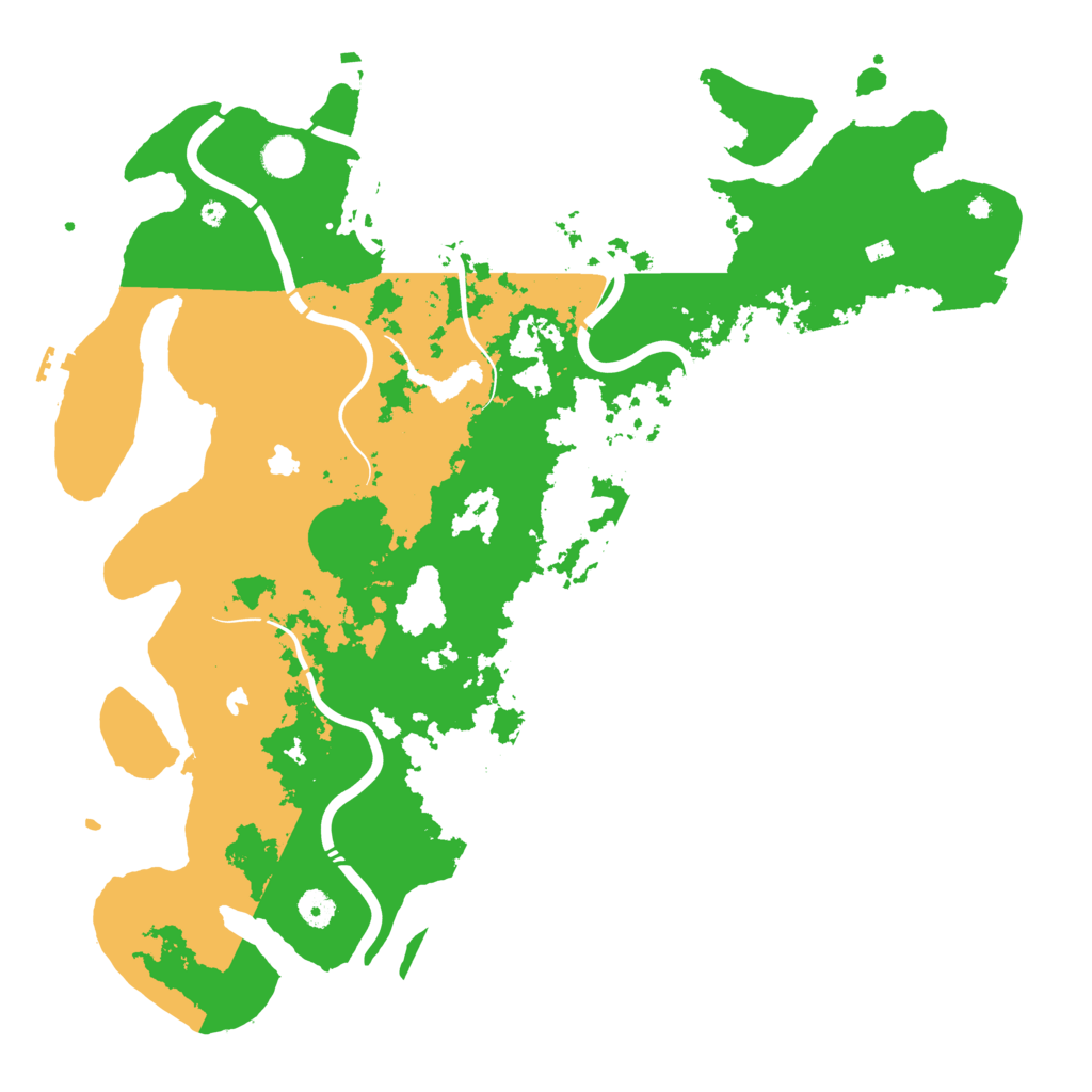 Biome Rust Map: Procedural Map, Size: 4500, Seed: 66739060