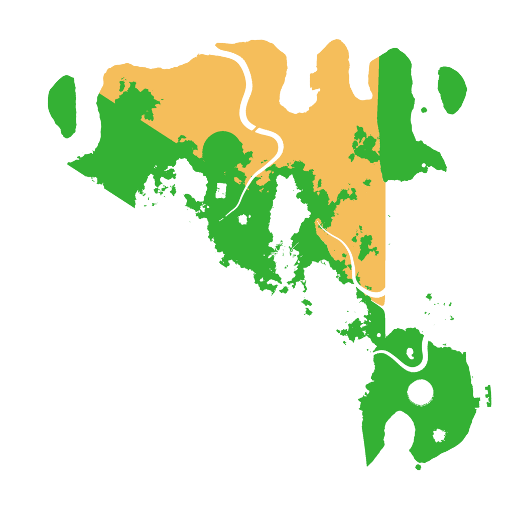 Biome Rust Map: Procedural Map, Size: 3580, Seed: 122733