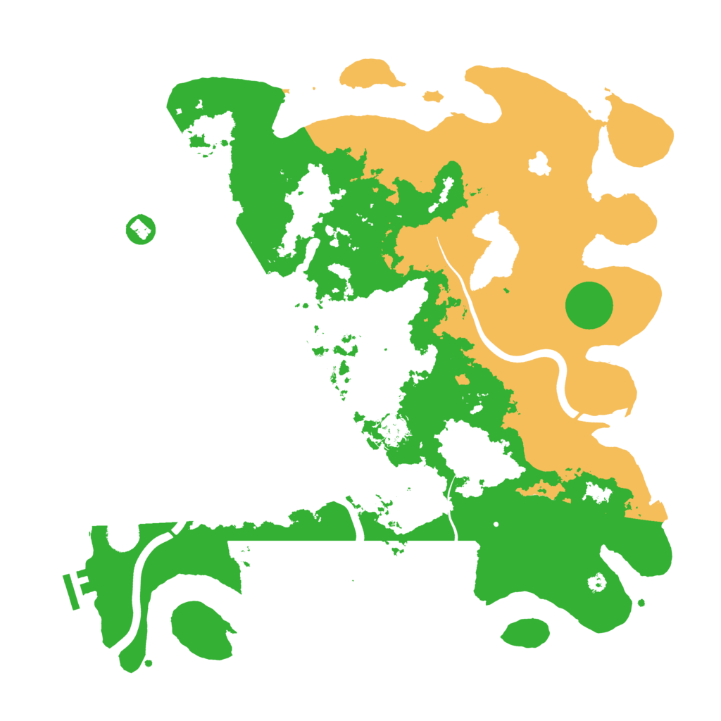 Biome Rust Map: Procedural Map, Size: 4000, Seed: 1339746249
