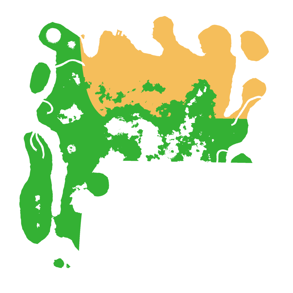 Biome Rust Map: Procedural Map, Size: 3500, Seed: 538294840