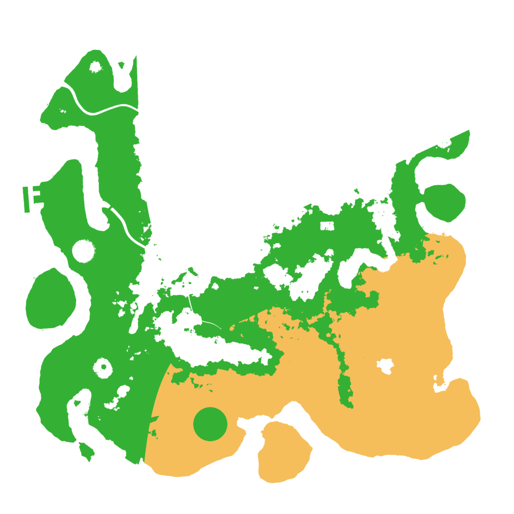 Biome Rust Map: Procedural Map, Size: 4000, Seed: 1268909444