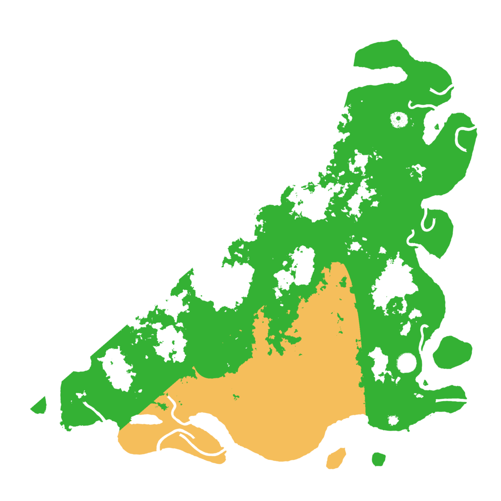 Biome Rust Map: Procedural Map, Size: 4500, Seed: 416298511