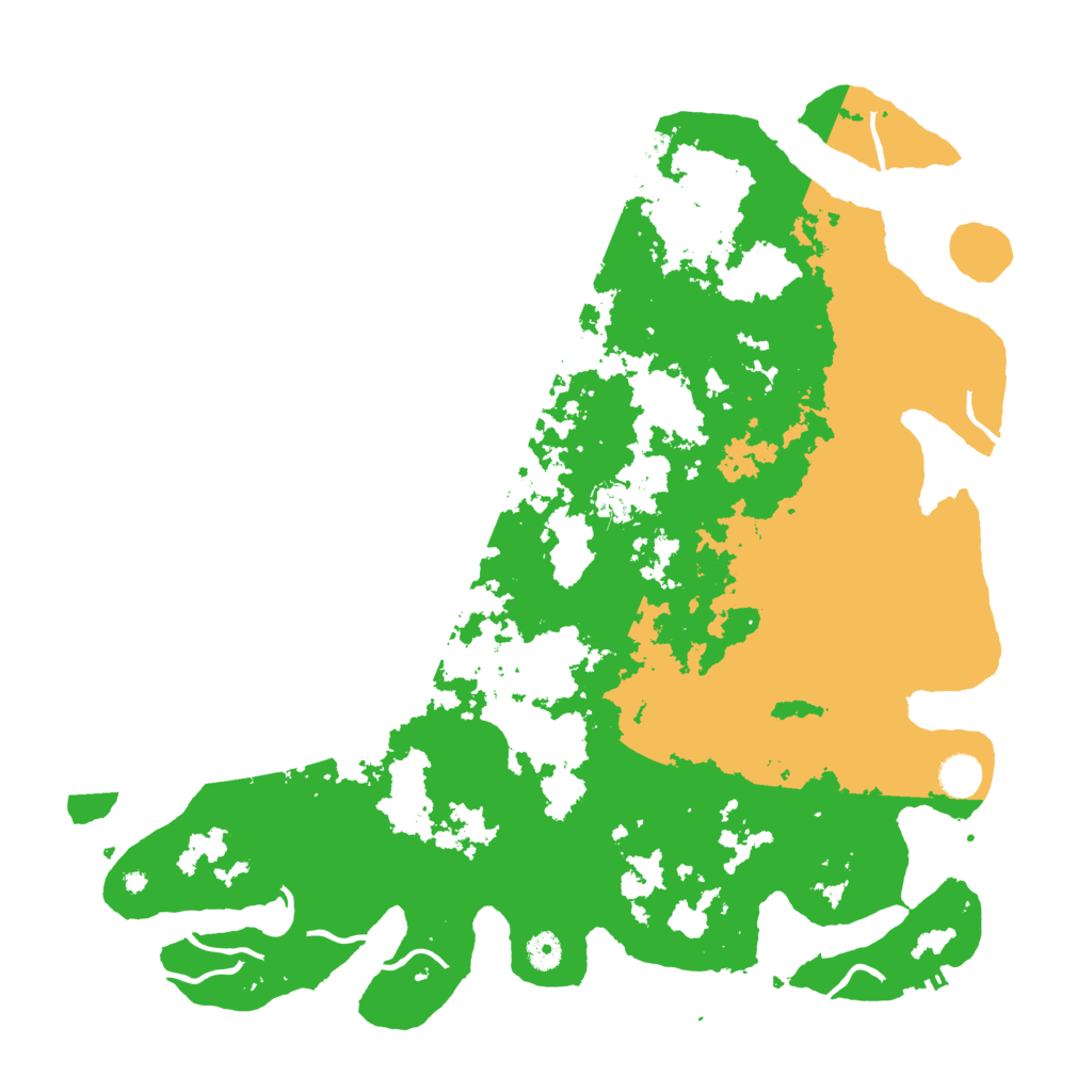 Biome Rust Map: Procedural Map, Size: 4500, Seed: 173219122
