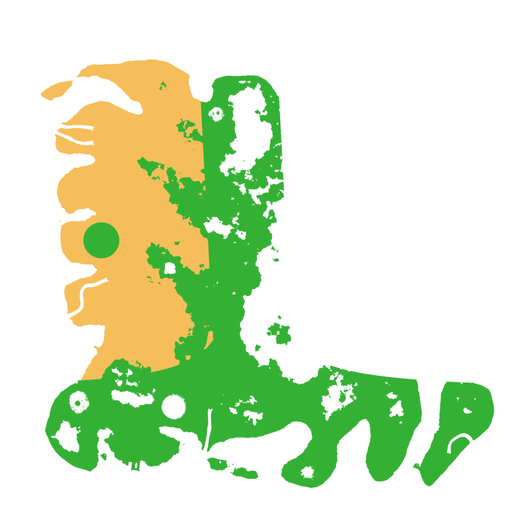 Biome Rust Map: Procedural Map, Size: 3850, Seed: 69235